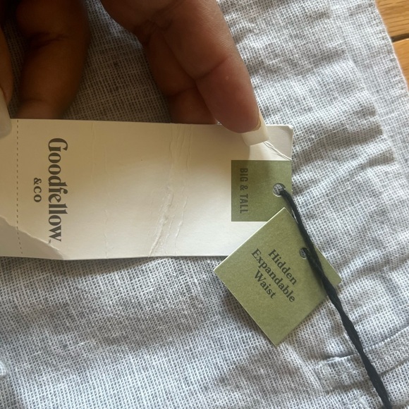 goodfellow co linden shorts Men’s Linen Cotton Blend Chino 9” Inseam Size 56 NWT - Picture 6 of 9